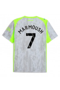 Manchester City Omar Marmoush #7 Jalkapallovaatteet Kolmaspaita 2025-26 Lyhythihainen